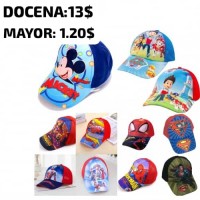 X-82 GORRAS PARA NIÑOS ANIMADAS 