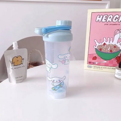 A12-080 TERMO DE PLASTICO CON ETIQUETAS DE SANRIO 500ML 