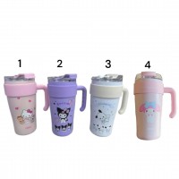 A14-009 TERMO DE ACERO INOXIDABLE CON ASA DE SANRIO  860ML