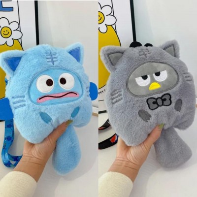 A5-133 BANDOLERO DE PELUCHE PARA NIÑAS DE SANRIO CON COLA 30CM * 18CM 