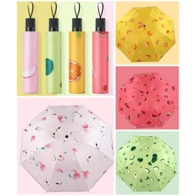 Y-30 PARAGUAS CLASICOS CON DISEÑO DE FRUTAS