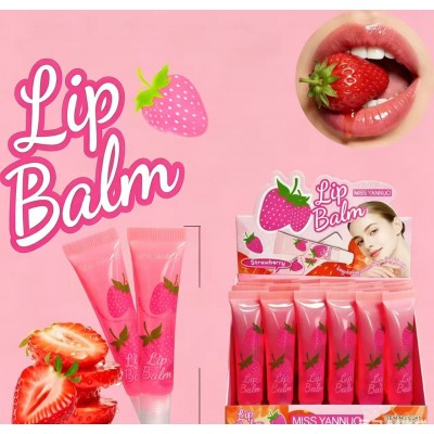 7MA-C041 CAJA LIP BALM BRILLO FRESA X24