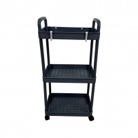 TR-012 CARRITO AUXILIAR DE 3 NIVELES 60CM X 32CM DE PLASTICO 