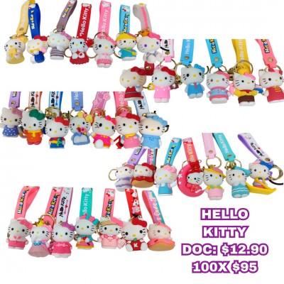 P14-002 LLAVERO ANIMADO DE HELLO KITTY SURTIDO 