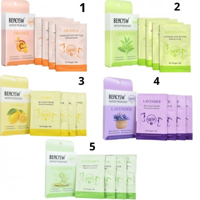 CU-7810 CAJA MASCARILLA EXFOLIANTE PARA PIES BEACYSW 20G