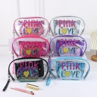 1BB-205 PORTACOSMETICO UNICOLOR PARA DAMA PINK LOVE 