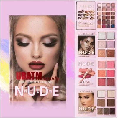1MA-137 PALETA DE SOMBRAS NEW NUDE URATM BEAUTY 24 TONOS