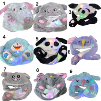 A5-130 GORRO DE OREJAS MOVILES CON LUZ 