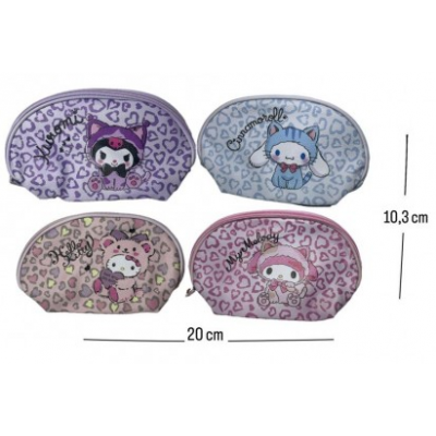 2BB-2034 PORTACOSMETICO ANIMAL PRINT DE SANRIO OVALADO 