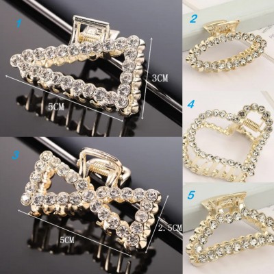 A6-005 GANCHITA PARA EL CABELLO CON PERLAS Y DIAMANTES 5CM