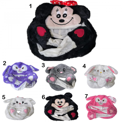 A4-018 GORRO DE OREJAS MOVILES KAWAII 