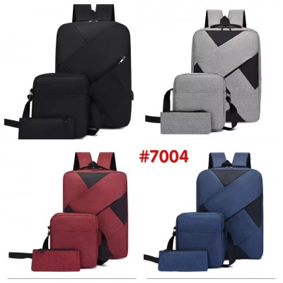 2BB-7004 SET DE BOLSO DE CABALLERO DE 3 PIEZAS #B