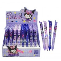 3PP-11515 LAPICERO DE KUROMI DOBLE TINTA A/N X 48 PCS