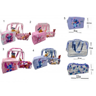 2BB-2030 SET DE PORTACOSMETICO STITCH X 3 PCS 