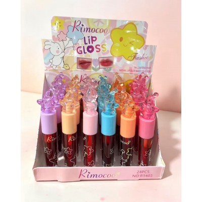 8MA-1403 TINTA DE LABIO CON DETALLE DE ESTRELLA X24 PCS