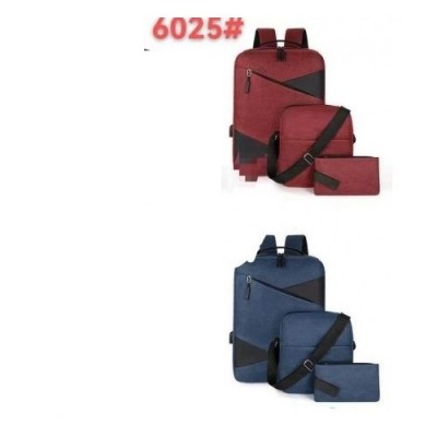 ★2BB-6025 SET DE BOLSO DE CABALLERO DE 3 PIEZAS #F