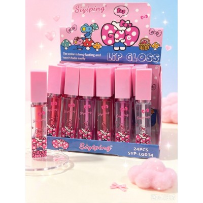 8MA-014 LIP GLOSS DE HELLO KITTY SIYIPING X24 PCS