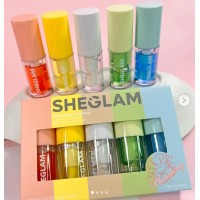 5MA-6325 SET LIP GLOSS CON APLICADOR GRUESO SHEGLAM x 5 PCS 5MA-6325 SET LIP GLOSS CON APLICADOR GRUESO SHEGLAM x 5 PCS