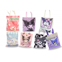 A12-019 BOLSO DE LONA KAWAII SANRIO SURTIDO 40*35CM #D