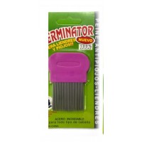 TR-008 PEINE SACAPIOJO DE ACERO INOXIDABLE 
