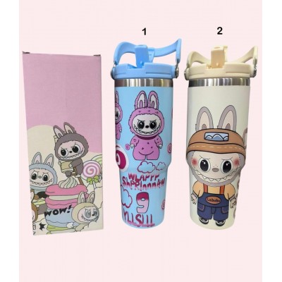 4TB-4048 TERMO DE ACERO INOXIDABLE LABUBU 900ML