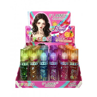 2MA-LC674 LIP GLOSS DE FRUTA O'LANNEY X 24 PCS