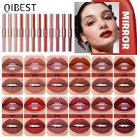 1MA-2311 SET BRILLO LABIAL 2 EN 1 MATTE Y LIP GLOSS QIBEST X12 TONOS (AGOTADO)