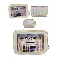 2BB-2044 SET DE PORTACOSMETICO BIG MAKE UP SET X 3 PCS 