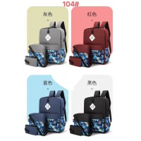 2BB-104 SET DE BOLSO DE CABALLERO DE 3 PIEZAS #I