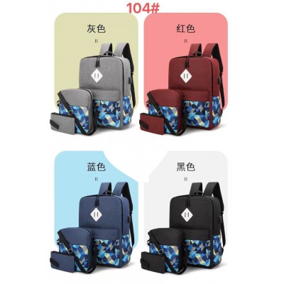 2BB-104 SET DE BOLSO DE CABALLERO DE 3 PIEZAS #I