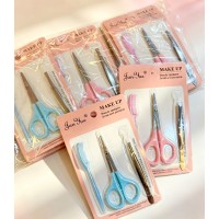 7CU-070 SET DE TIJERA, PINZA Y PEINE PARA CEJAS 7CU-070 SET DE TIJERA, PINZA Y PEINE PARA CEJAS