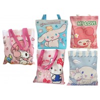 A12-018 BOLSO DE LONA KAWAII SANRIO SURTIDO 40*35CM #C