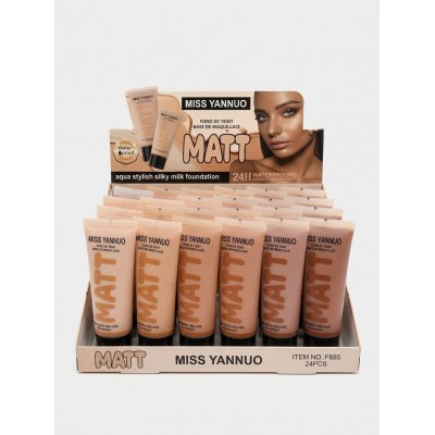 9MA-685 BASE A PRUEBA DE AGUA MISS YANNUO TONOS OSCUROS X24 PCS