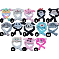 A4-018 GORRO DE OREJAS MOVILES KAWAII