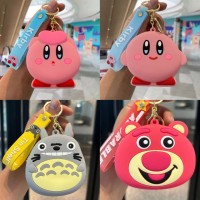 P14-012 LLAVERO DE BOLSITO KAWAII DE SILICON PARA AUDIFONOS 