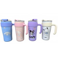 A14-009 TERMO DE ACERO INOXIDABLE CON ASA DE SANRIO  860ML