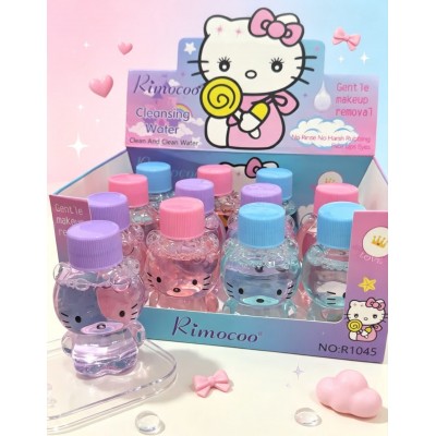 8MA-1045 DESMAQUILLANTE CON DISEÑO DE HELLO KITTY 50ML RIMOCOO X12