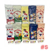 4TR-4019 MEDIAS CORTAS DE ALGODON HELLO KITTY X 10 PARES 