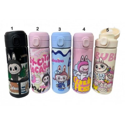 ✦4TB-4049 TERMO DE ACERO INOXIDABLE SERIE LABUBU 500ML