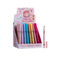 MA-HS1147 DELINEADOR EN LAPIZ NEGRO DE PRINCESA MECOW CAJA 48 PCS 