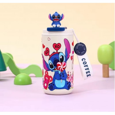 4TB-4038 TERMO DE ACERO INOXIDABLE STITCH 480ML