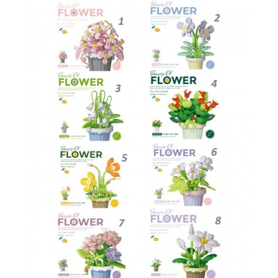 A12-075 LEGOS DE FLORES FLOWER 10*6CM #B