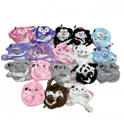 A5-130 GORRITOS DE OREJAS MOVILES CON LUZ 