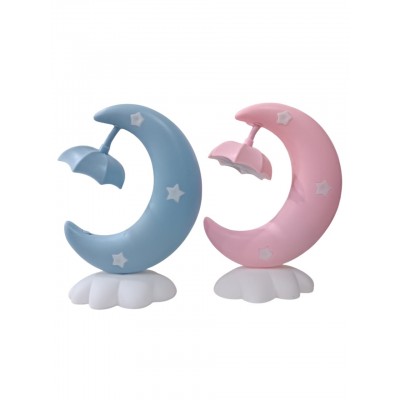 P14-034 LAMPARA DE MESA  EN FORMA DE LUNA 