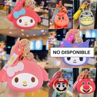 P14-012 LLAVERO DE BOLSITO KAWAII DE SILICON PARA AUDIFONOS 
