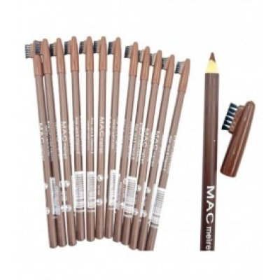 5MA-65620 LAPIZ DELINEADOR CREMOSO CON CEPILLO MAC MEIREN 12PCS