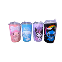 P14-068 TERMO DE ACERO INOXIDABLE CON PITILLO DE SANRIO #A 450 ML