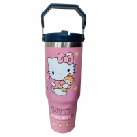 P14-071 TERMO DE ACERO INOXIDABLE PORTATIL DE SANRIO 890ML 
