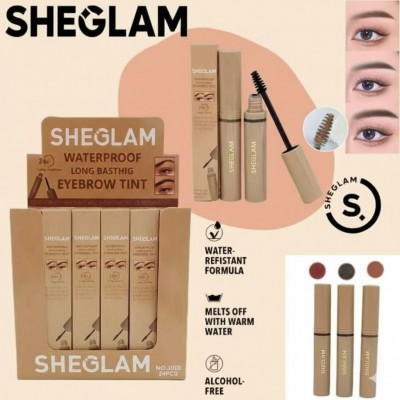 5MA-3008 GEL TINTA PARA CEJAS CON APLICADOR DE CEPILLO WATERPROOF 3 TONOS X 24PCS